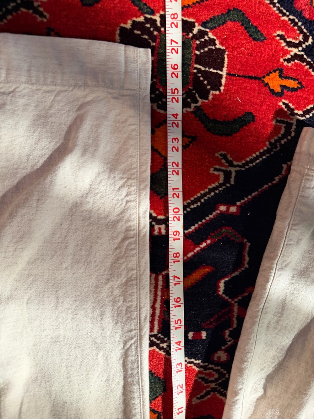 OZMA Off-White High-Waist Cotton Pants - Picture 9 of 10